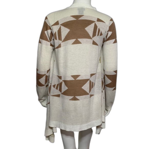 Long Sleeve Aztec Print Open Front Rue21 Cardigan Size Small - Picture 6 of 6